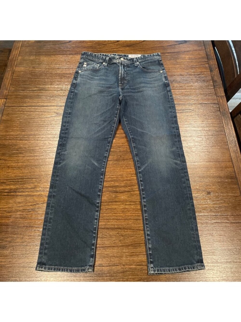 AG Turner Loose Crop Jean Men's 31x28.5 AG-ED Denim 31x33 Relaxed LED Aged